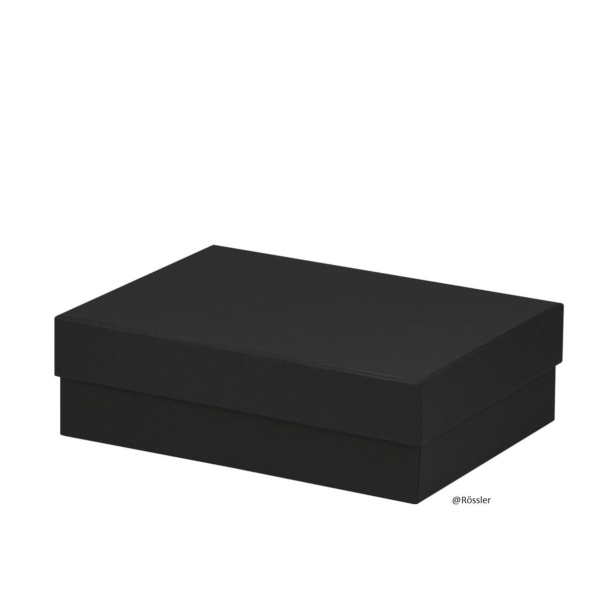 Geschenkschachtel 196x264x80 mm Schwarz